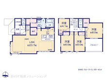 【神奈川県/横浜市栄区野七里】横浜市栄区野七里2丁目 新築一戸建て 間取り図