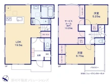 【神奈川県/横浜市港南区港南台】横浜市港南区港南台1丁目 新築一戸建て 間取り図