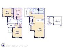 【神奈川県/横浜市港南区港南台】横浜市港南区港南台1丁目 新築一戸建て 間取り図