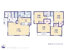【神奈川県/横浜市港南区港南】横浜市港南区港南5丁目 新築一戸建て 間取り図
