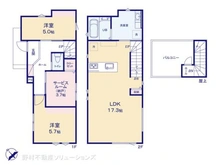 【神奈川県/横浜市港南区港南】横浜市港南区港南1丁目 新築一戸建て 間取り図