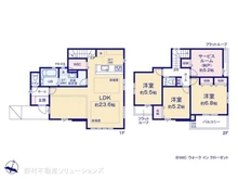 【神奈川県/横浜市都筑区川和町】横浜市都筑区川和町 新築一戸建て 間取り図
