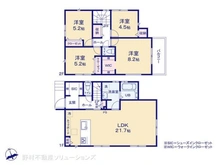 【神奈川県/横浜市青葉区新石川】横浜市青葉区新石川4丁目 新築一戸建て 間取り図