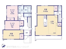 【神奈川県/川崎市宮前区馬絹】川崎市宮前区馬絹1丁目 新築一戸建て 間取り図