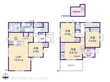 【神奈川県/横浜市都筑区折本町】横浜市都筑区折本町 新築一戸建て 間取り図