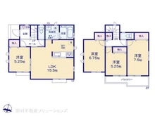 【神奈川県/川崎市宮前区野川本町】川崎市宮前区野川本町1丁目 新築一戸建て 間取り図