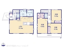 【神奈川県/横浜市青葉区大場町】横浜市青葉区大場町 新築一戸建て 間取り図