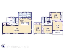 【神奈川県/横浜市青葉区荏田西】横浜市青葉区荏田西2丁目 新築一戸建て 間取り図
