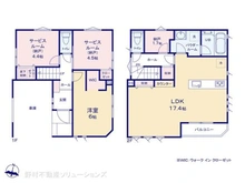 【神奈川県/横浜市都筑区川和町】横浜市都筑区川和町 新築一戸建て 間取り図