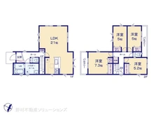 【神奈川県/川崎市宮前区西野川】川崎市宮前区西野川1丁目 新築一戸建て 間取り図