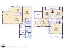 【神奈川県/川崎市宮前区東有馬】川崎市宮前区東有馬5丁目 新築一戸建て 間取り図