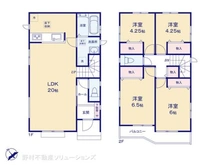 【神奈川県/川崎市宮前区東有馬】川崎市宮前区東有馬2丁目 新築一戸建て 間取り図