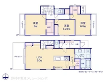 【神奈川県/横浜市青葉区大場町】横浜市青葉区大場町 新築一戸建て 間取り図