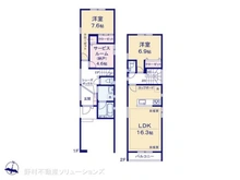 【神奈川県/川崎市宮前区有馬】川崎市宮前区有馬8丁目 新築一戸建て 間取り図