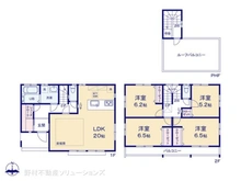 【神奈川県/横浜市青葉区大場町】横浜市青葉区大場町 新築一戸建て 間取り図