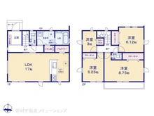 【神奈川県/横浜市青葉区元石川町】横浜市青葉区元石川町 新築一戸建て 間取り図