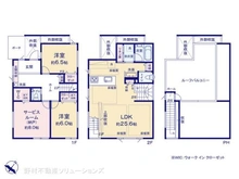 【神奈川県/横浜市青葉区あざみ野南】横浜市青葉区あざみ野南2丁目 新築一戸建て 間取り図