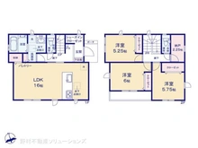 【神奈川県/横浜市青葉区荏田西】横浜市青葉区荏田西5丁目 新築一戸建て 間取り図