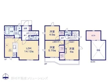 【東京都/小平市仲町】小平市仲町 新築一戸建て 間取り図