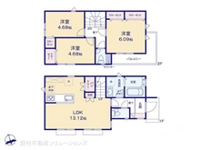 【東京都/小金井市前原町】小金井市前原町2丁目 新築一戸建て 間取り図