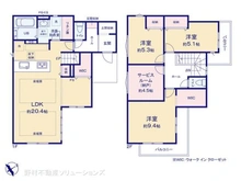 【東京都/小金井市東町】小金井市東町1丁目 新築一戸建て 間取り図