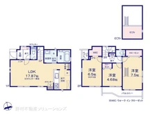 【東京都/小金井市前原町】小金井市前原町1丁目 新築一戸建て 間取り図