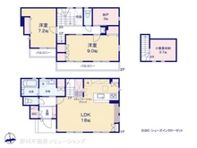 【東京都/小平市花小金井】小平市花小金井5丁目 新築一戸建て 間取り図