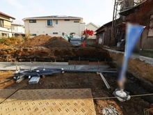 【東京都/小金井市東町】小金井市東町1丁目 新築一戸建て 現地（建築前）：全2棟 右側(2号棟)