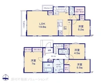 【東京都/小金井市東町】小金井市東町1丁目 新築一戸建て 間取り図