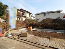 【東京都/小金井市東町】小金井市東町1丁目 新築一戸建て 現地（建築前）：全2棟 左側（1号棟）