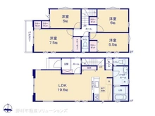 【東京都/小金井市東町】小金井市東町1丁目 新築一戸建て 間取り図
