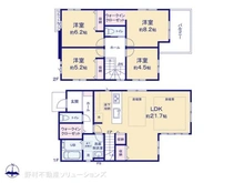 【東京都/小平市学園東町】小平市学園東町 新築一戸建て 間取り図