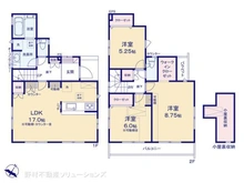 【東京都/東久留米市柳窪】東久留米市柳窪4丁目 新築一戸建て 間取り図