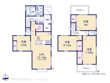 【東京都/東久留米市前沢】東久留米市前沢5丁目 新築一戸建て 間取り図