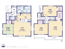 【東京都/小平市回田町】小平市回田町 新築一戸建て 間取り図