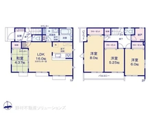 【東京都/小平市回田町】小平市回田町 新築一戸建て 間取り図