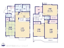 【東京都/小平市大沼町】小平市大沼町6丁目 新築一戸建て 間取り図
