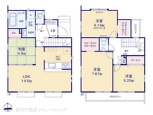 【東京都/小平市大沼町】小平市大沼町6丁目 新築一戸建て 間取り図