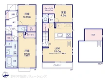 【東京都/国分寺市本多】国分寺市本多3丁目 新築一戸建て 間取り図