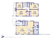 【東京都/小金井市貫井南町】小金井市貫井南町1丁目 新築一戸建て 間取り図