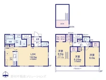 【東京都/小平市学園東町】小平市学園東町 新築一戸建て 間取り図