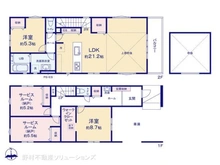 【東京都/小平市御幸町】小平市御幸町 新築一戸建て 間取り図