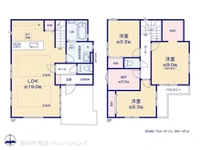【東京都/小平市花小金井】小平市花小金井8丁目 新築一戸建て 間取り図