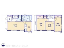 【東京都/小平市上水南町】小平市上水南町2丁目 新築一戸建て 間取り図