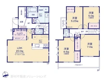 【東京都/小金井市貫井南町】小金井市貫井南町1丁目 新築一戸建て 間取り図