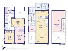 【東京都/小金井市貫井南町】小金井市貫井南町2丁目 新築一戸建て 間取り図