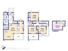 【東京都/小金井市貫井南町】小金井市貫井南町2丁目 新築一戸建て 間取り図