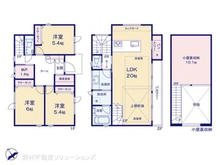【東京都/小金井市貫井南町】小金井市貫井南町2丁目 新築一戸建て 間取り図