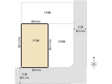 【東京都/小平市学園東町】小平市学園東町3丁目 新築一戸建て 区画図