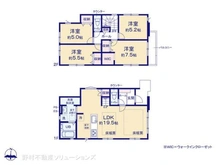 【東京都/小平市学園東町】小平市学園東町3丁目 新築一戸建て 間取り図